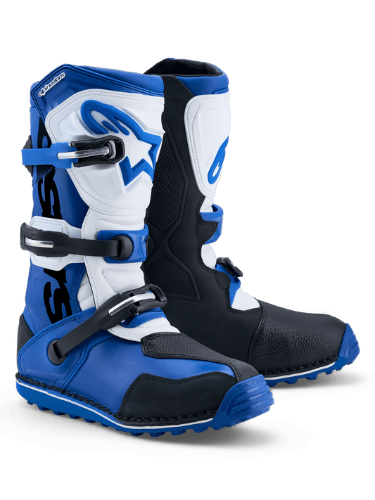 Alpinestars Tech-T Bottes – Bleu Foncé Noir Blanc