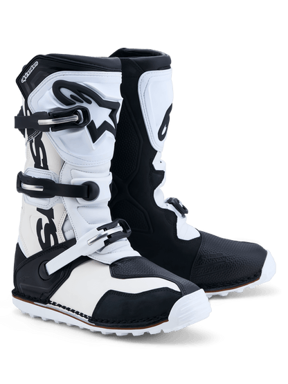 Alpinestars Tech-T Bottes – Noir Blanc - MxProStoreParts