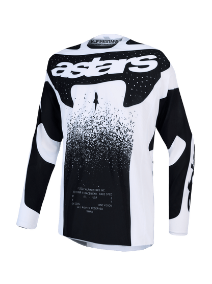 Alpinestars Techstar Swan Jersey 2027 – Blanc Noir - MxProStoreParts