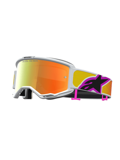 Gafa de Motocross Alpinestars Vision 5 Drag – Naranja Rojo Espejo Rojo - MxProStoreParts