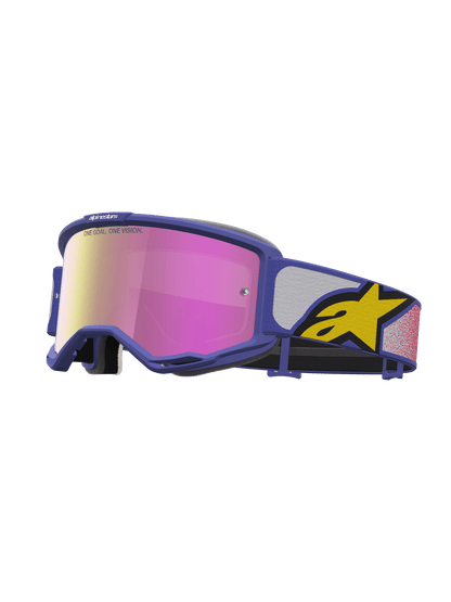 Alpinestars Vision 5 Gafas Cross Drag – Rojo, Morado, Espejo Rosa - MxProStoreParts