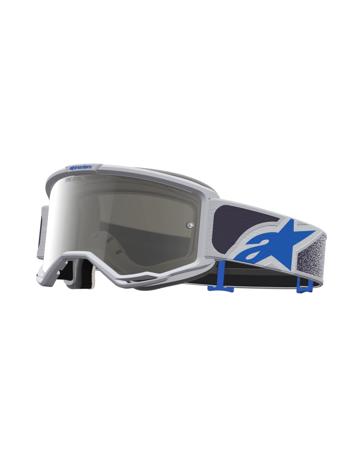 Alpinestars Vision 5 Drag Lunettes de motocross – Lilas clair miroir bleu argent - MxProStoreParts