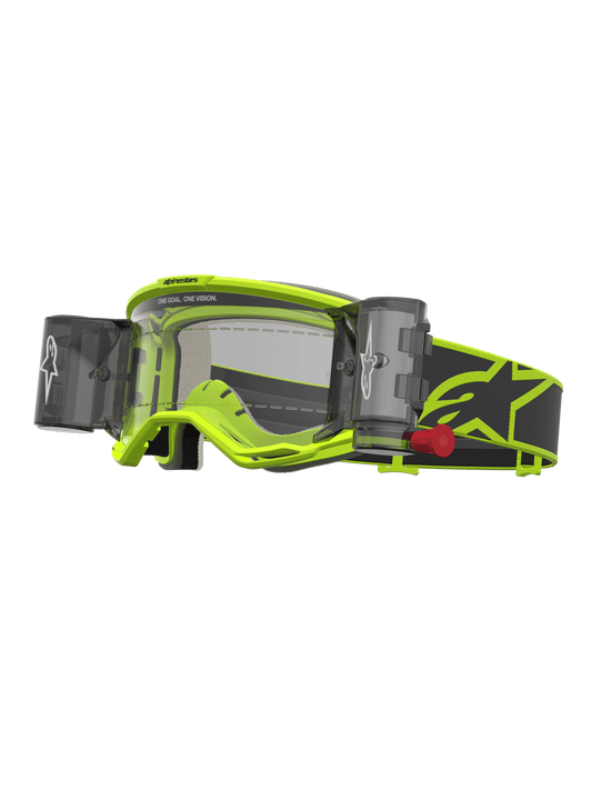 Alpinestars Vision 5 Rora Roll Off Gafas de Cross – Amarillo Flúo Negro Transparente