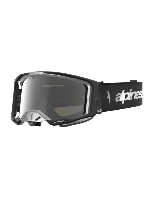 Alpinestars Vision 8 Amber Mirror Cross Goggles – Black Silver Mirror Silver