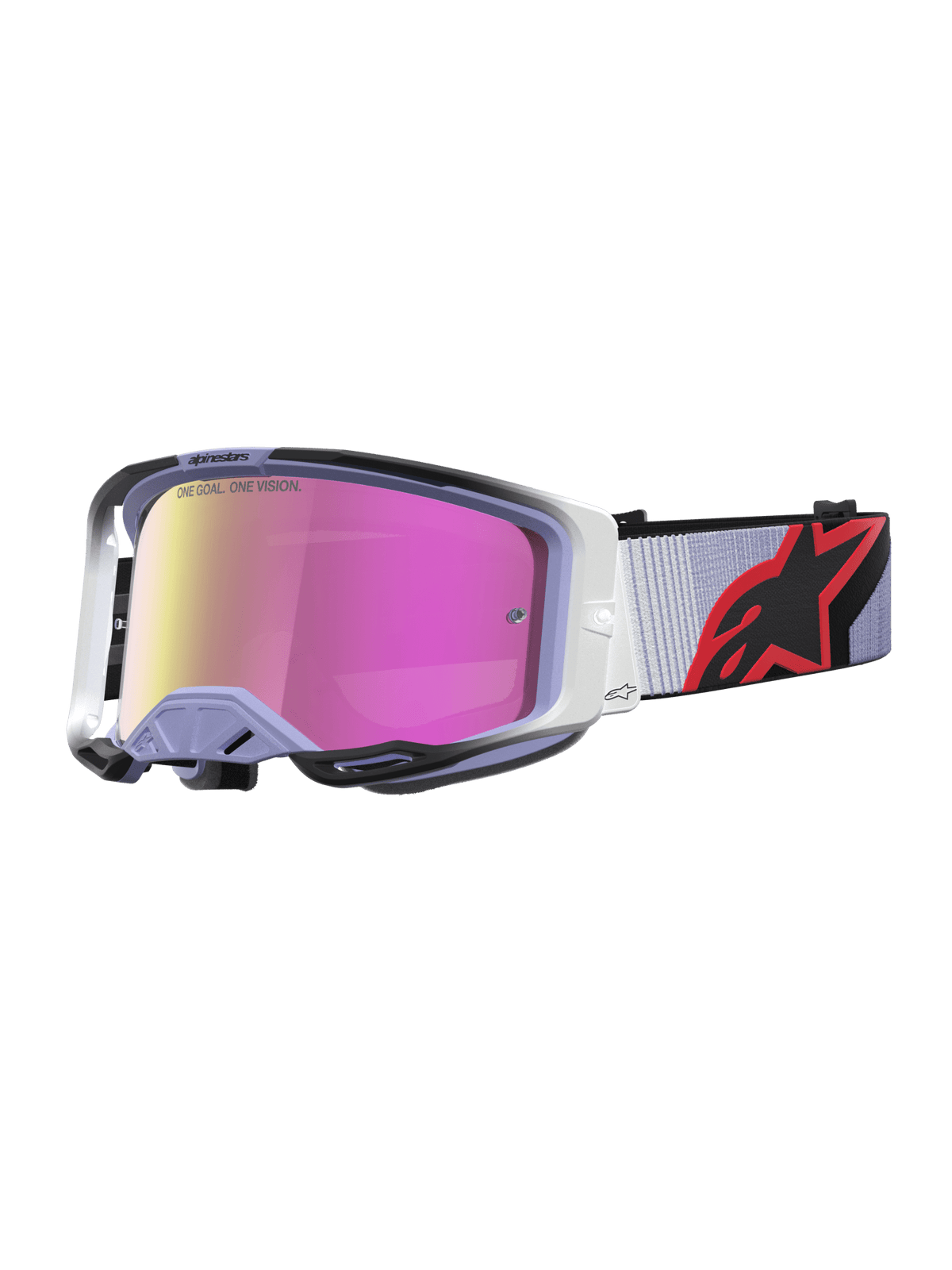 Alpinestars Vision 8 Maven Gafas de cross – Lavanda Negro Espejo Rosa - MxProStoreParts