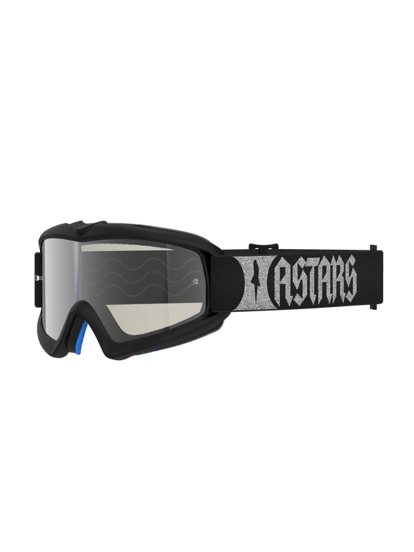 Alpinestars Vision Lunettes de cross Atrox pour jeunes – Noir Argent Miroir Argent - MxProStoreParts