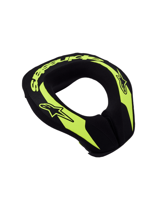 Alpinestars Youth Sequence Neck Brace – Fluorescent Yellow Black