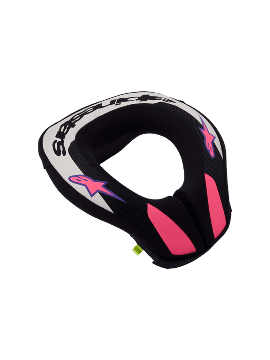Alpinestars Youth Sequence Neck Brace – Black Light Grey Purple