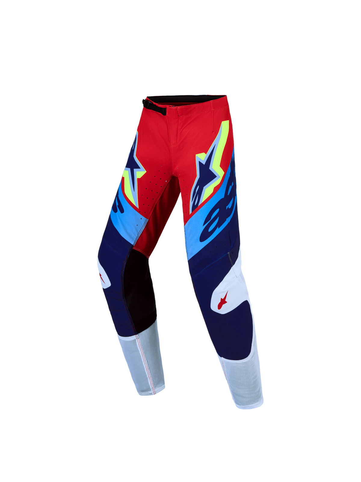 Alpinestars Youth Supertech Dyna Pants 2027 – Fire Red White Navy Blue - MxProStoreParts